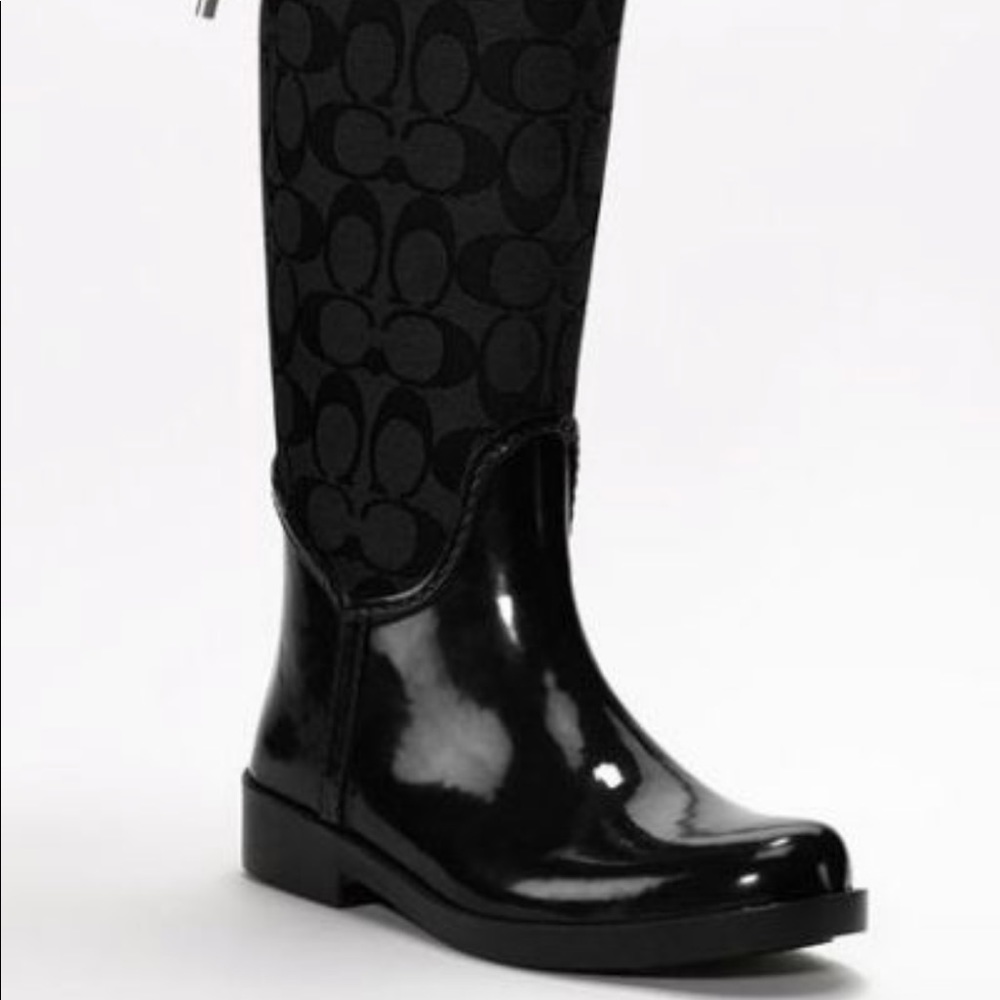 Coach rain boots! In original box